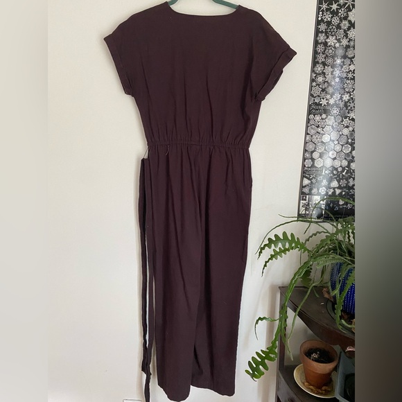 Cotton jumpsuit with patch pockets - Picture 3 of 3